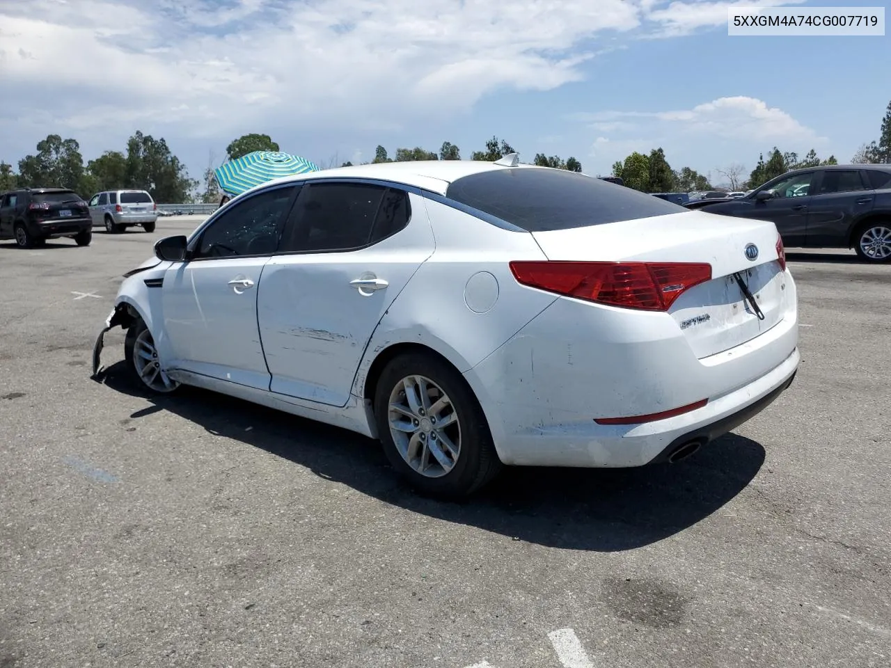 2012 Kia Optima Lx VIN: 5XXGM4A74CG007719 Lot: 64188424