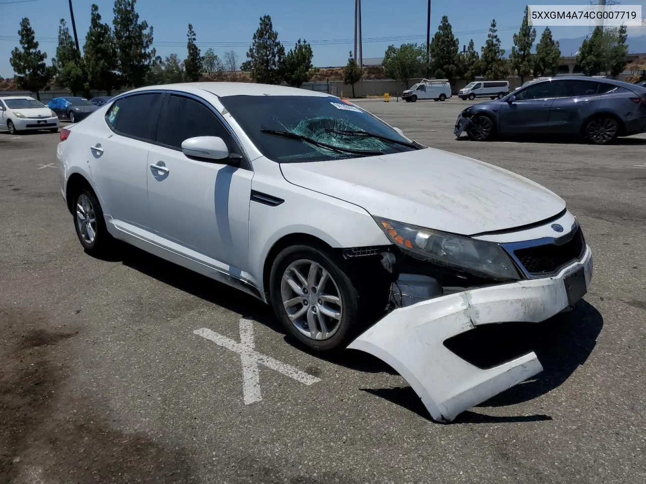 2012 Kia Optima Lx VIN: 5XXGM4A74CG007719 Lot: 64188424