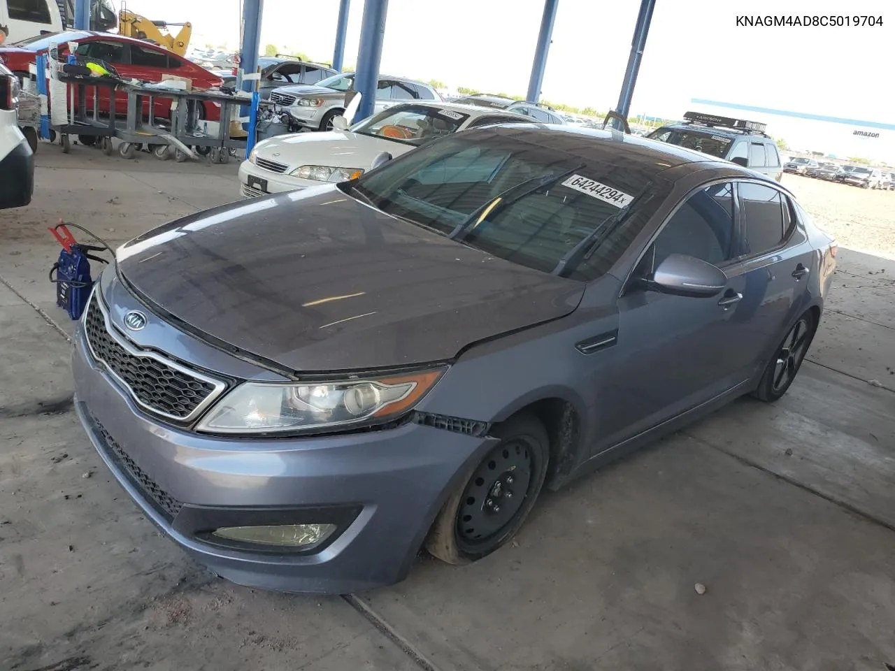 2012 Kia Optima Hybrid VIN: KNAGM4AD8C5019704 Lot: 64244294