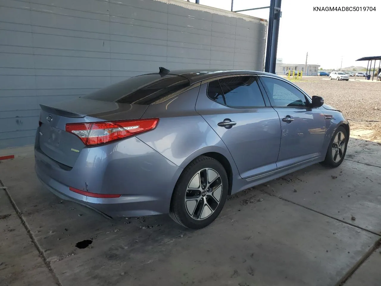 2012 Kia Optima Hybrid VIN: KNAGM4AD8C5019704 Lot: 64244294