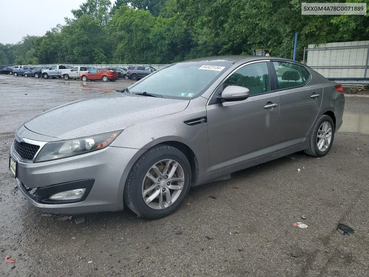 5XXGM4A78CG071889 2012 Kia Optima Lx