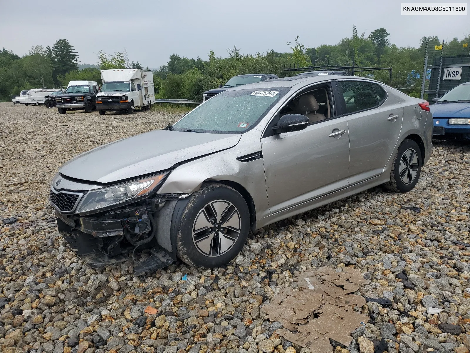 2012 Kia Optima Hybrid VIN: KNAGM4AD8C5011800 Lot: 64429944