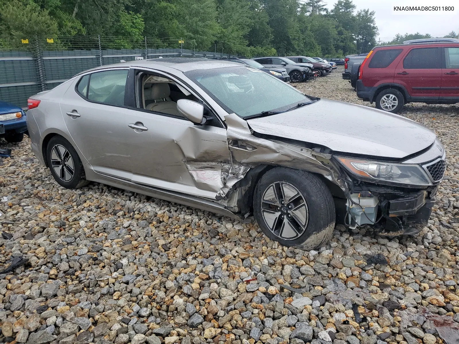 2012 Kia Optima Hybrid VIN: KNAGM4AD8C5011800 Lot: 64429944