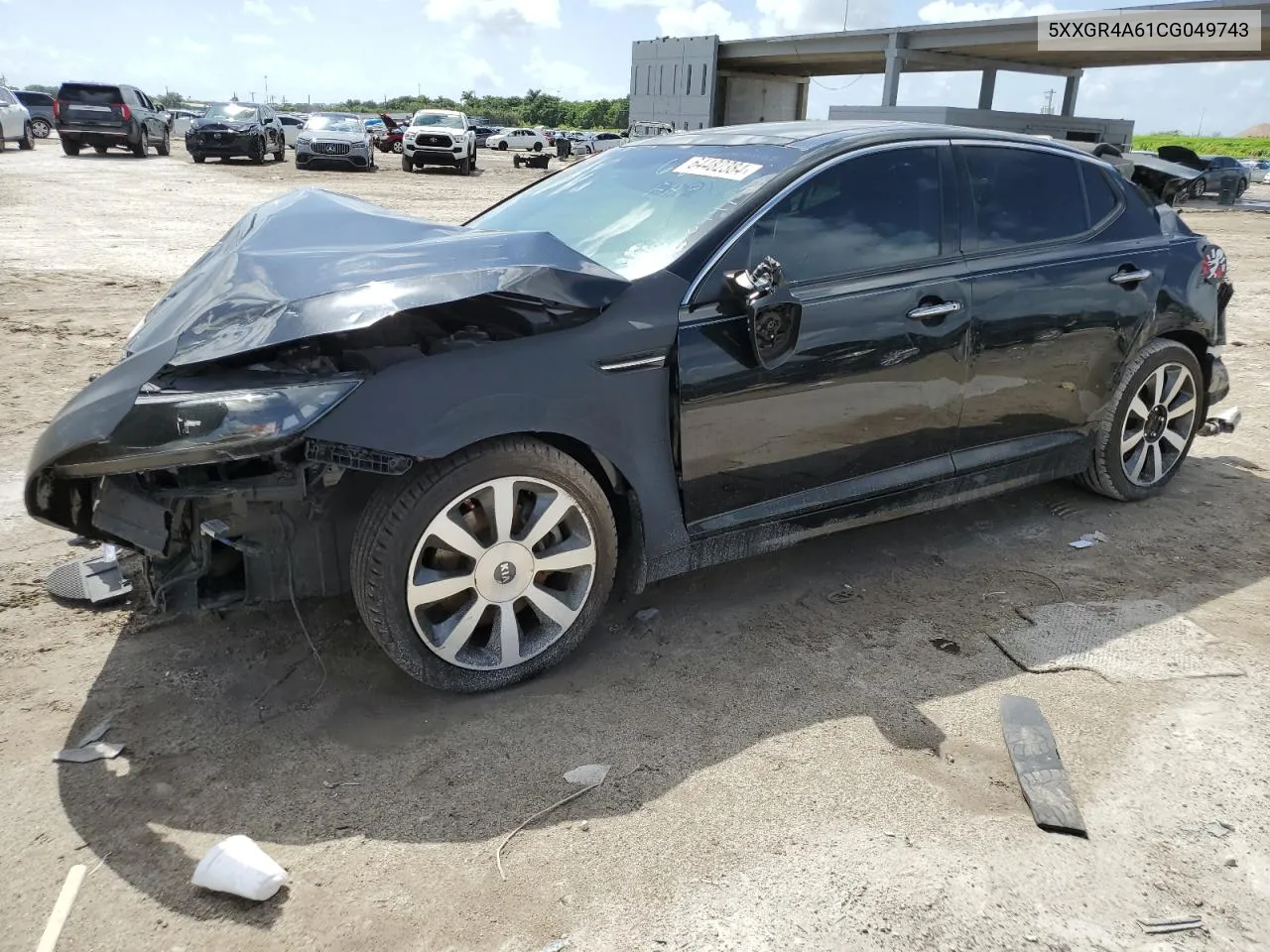 2012 Kia Optima Sx VIN: 5XXGR4A61CG049743 Lot: 64482384