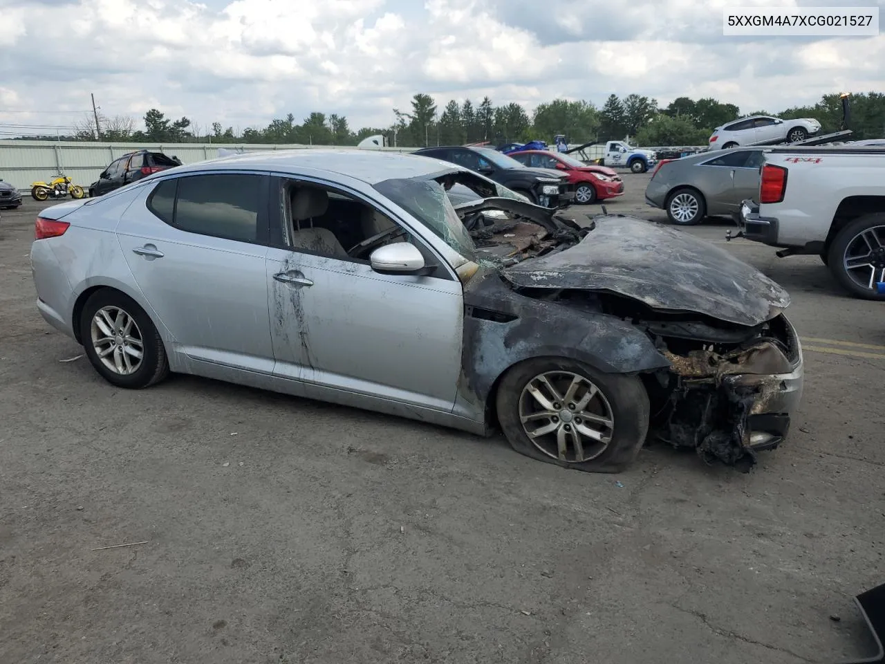 2012 Kia Optima Lx VIN: 5XXGM4A7XCG021527 Lot: 64834994