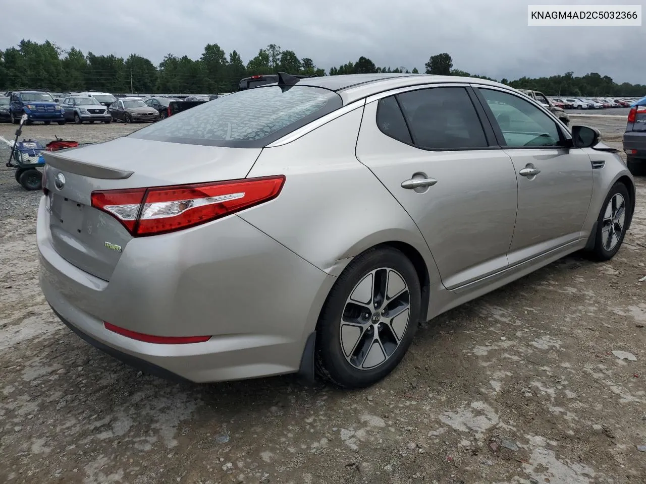 2012 Kia Optima Hybrid VIN: KNAGM4AD2C5032366 Lot: 65290684