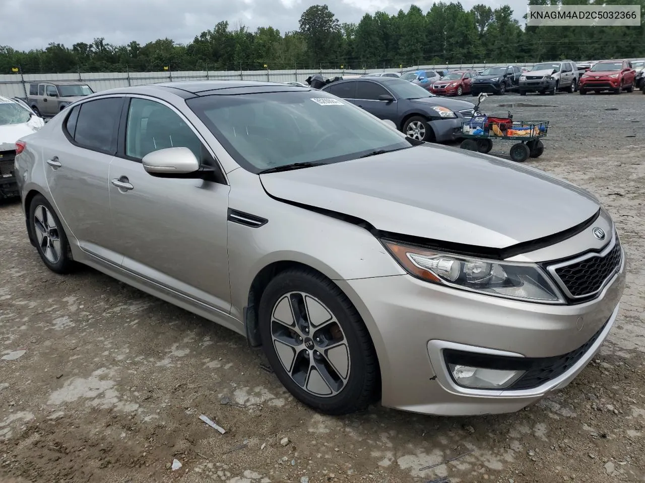 2012 Kia Optima Hybrid VIN: KNAGM4AD2C5032366 Lot: 65290684