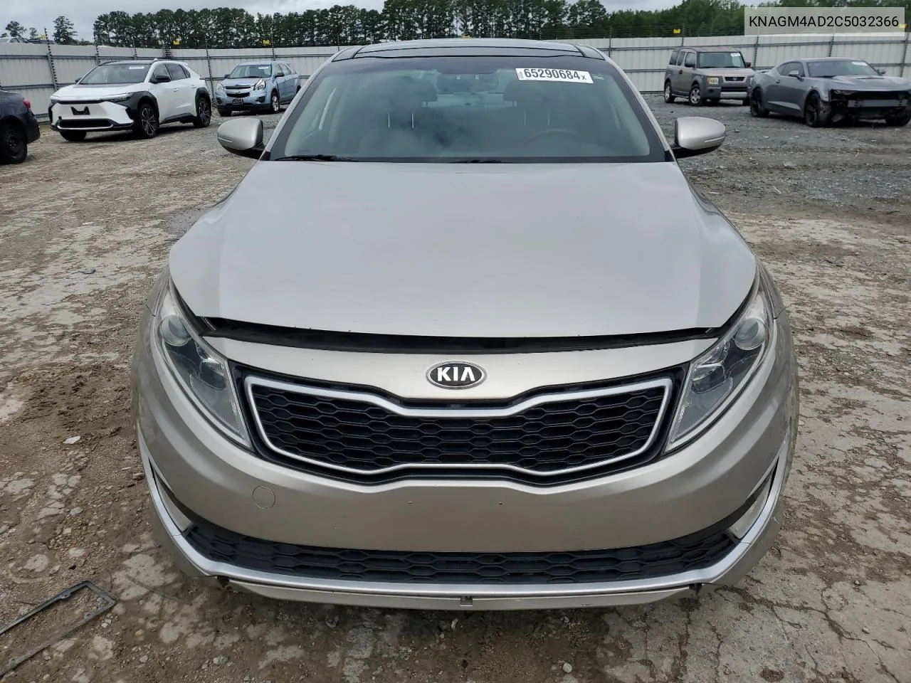 2012 Kia Optima Hybrid VIN: KNAGM4AD2C5032366 Lot: 65290684