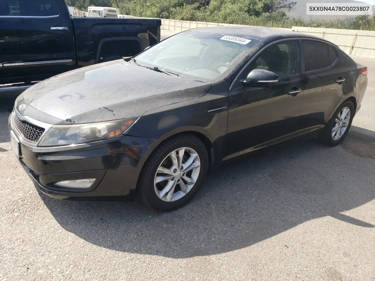 2012 Kia Optima Ex VIN: 5XXGN4A78CG023807 Lot: 65389344