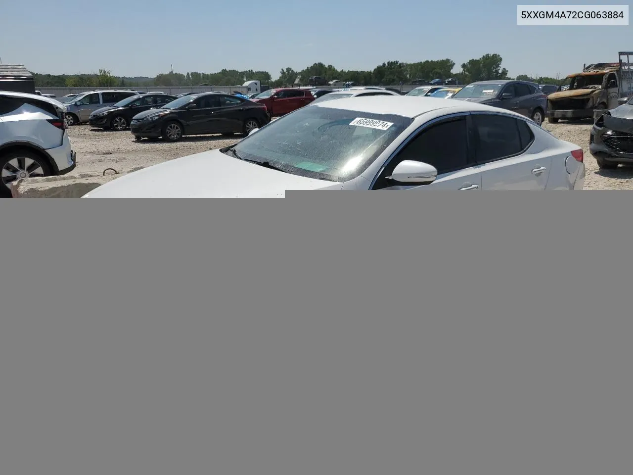 2012 Kia Optima Lx VIN: 5XXGM4A72CG063884 Lot: 65999974