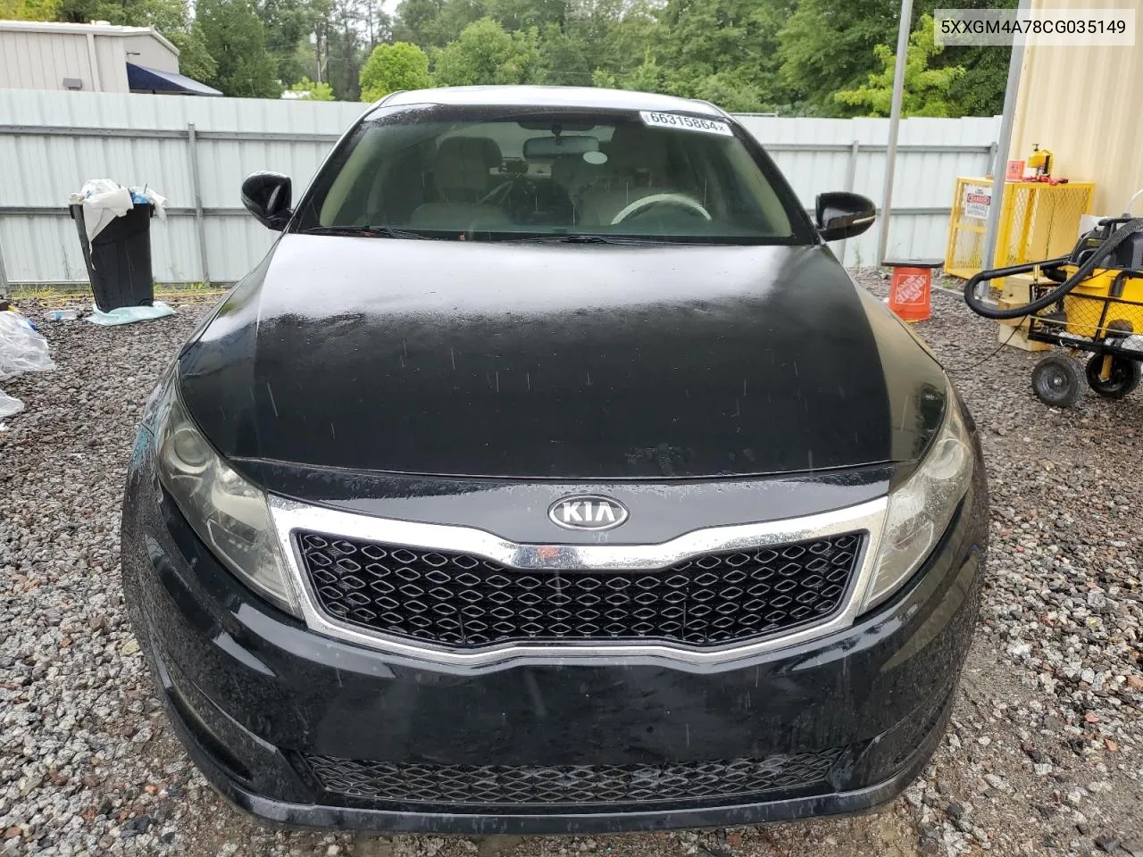 2012 Kia Optima Lx VIN: 5XXGM4A78CG035149 Lot: 66315864