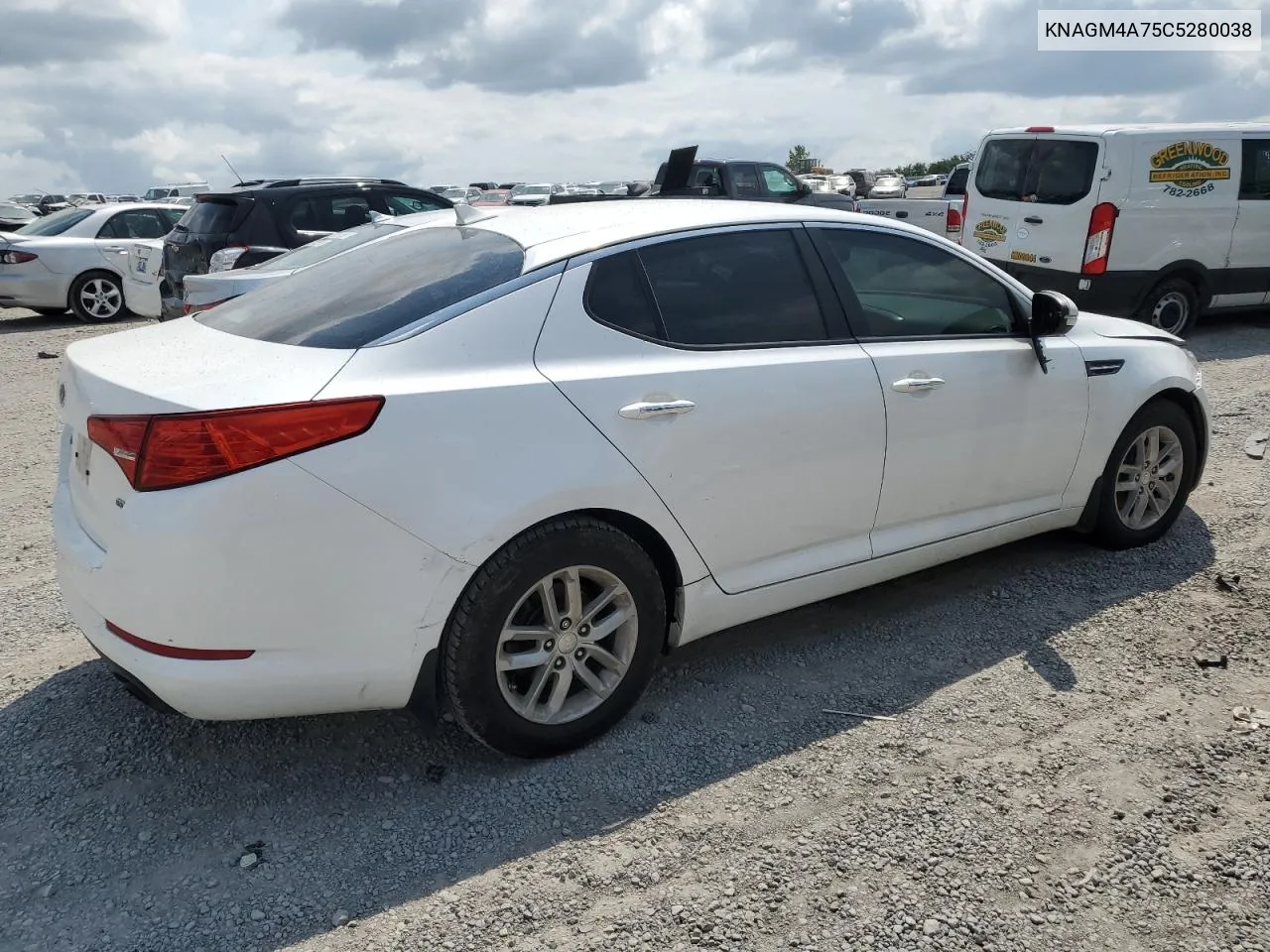 2012 Kia Optima Lx VIN: KNAGM4A75C5280038 Lot: 66584974