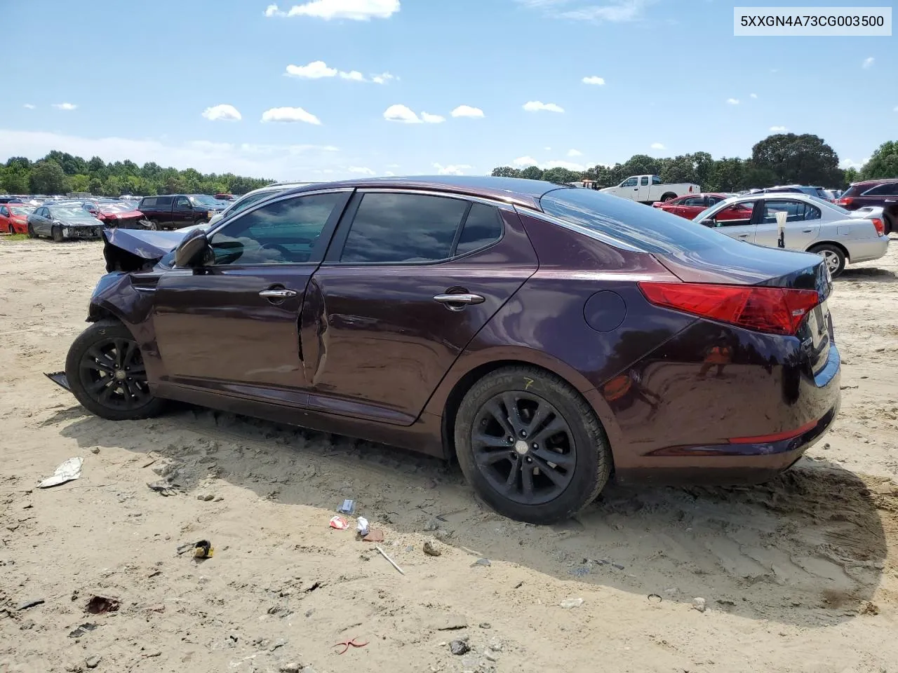 2012 Kia Optima Ex VIN: 5XXGN4A73CG003500 Lot: 67149704