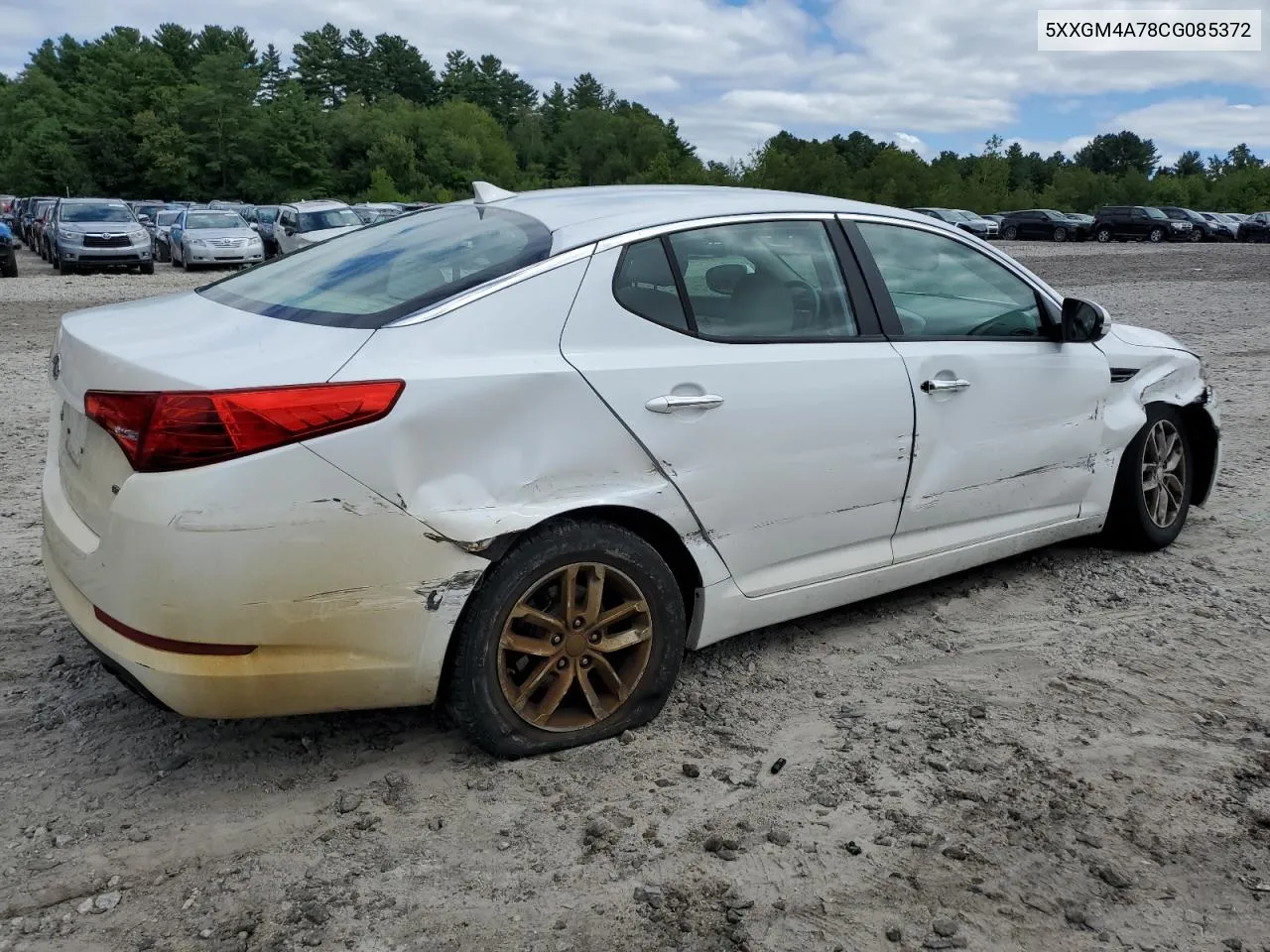 2012 Kia Optima Lx VIN: 5XXGM4A78CG085372 Lot: 67488424