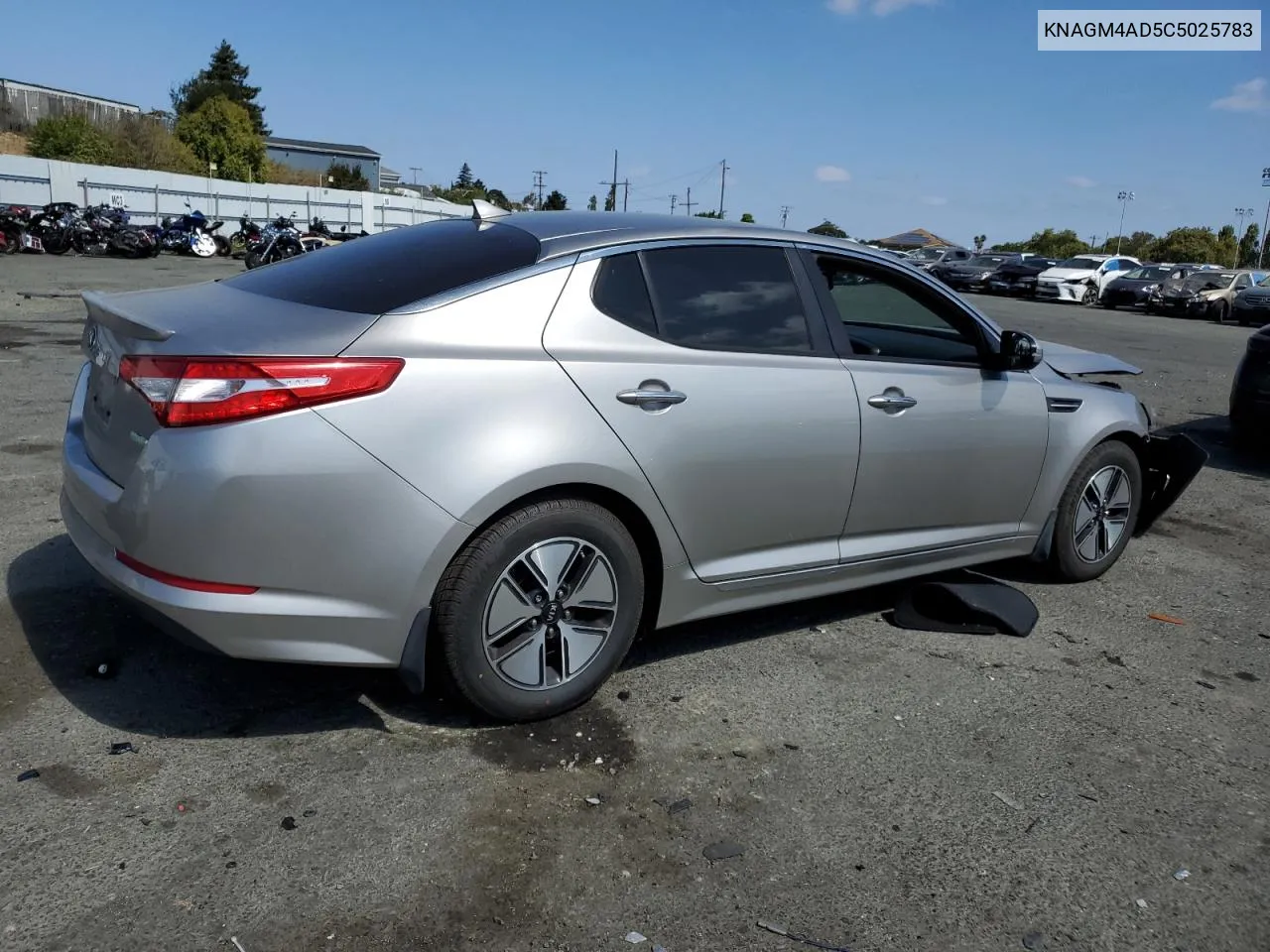 2012 Kia Optima Hybrid VIN: KNAGM4AD5C5025783 Lot: 68694494