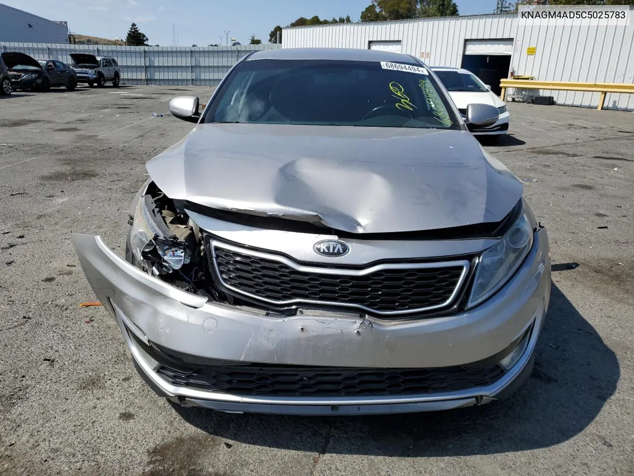 2012 Kia Optima Hybrid VIN: KNAGM4AD5C5025783 Lot: 68694494