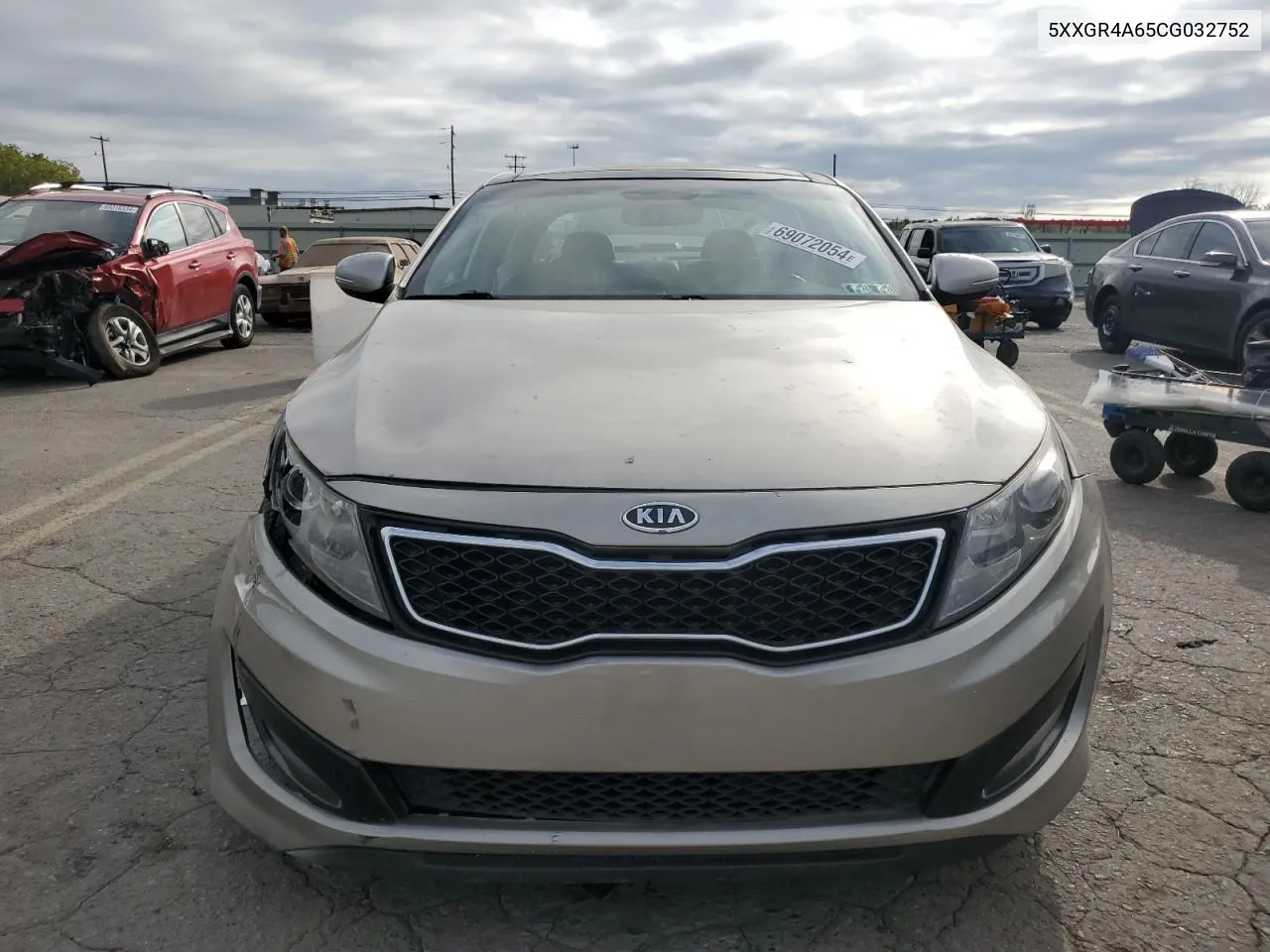 2012 Kia Optima Sx VIN: 5XXGR4A65CG032752 Lot: 69072054