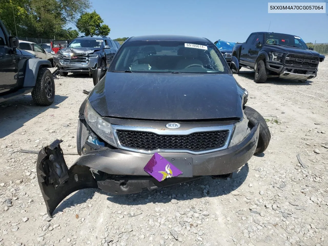 2012 Kia Optima Lx VIN: 5XXGM4A70CG057064 Lot: 69180614