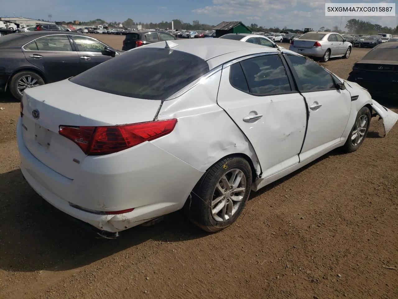 2012 Kia Optima Lx VIN: 5XXGM4A7XCG015887 Lot: 69904544