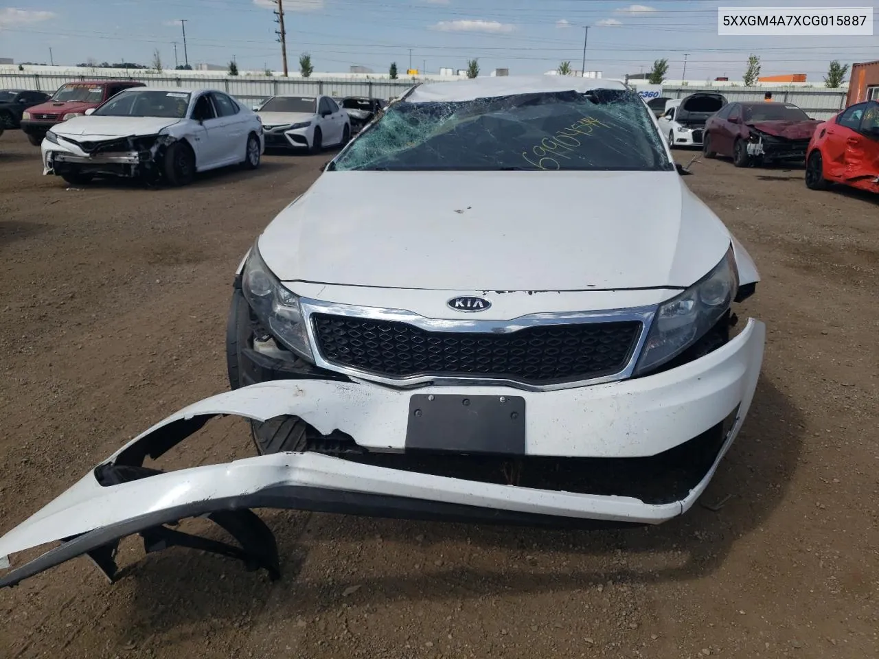 2012 Kia Optima Lx VIN: 5XXGM4A7XCG015887 Lot: 69904544