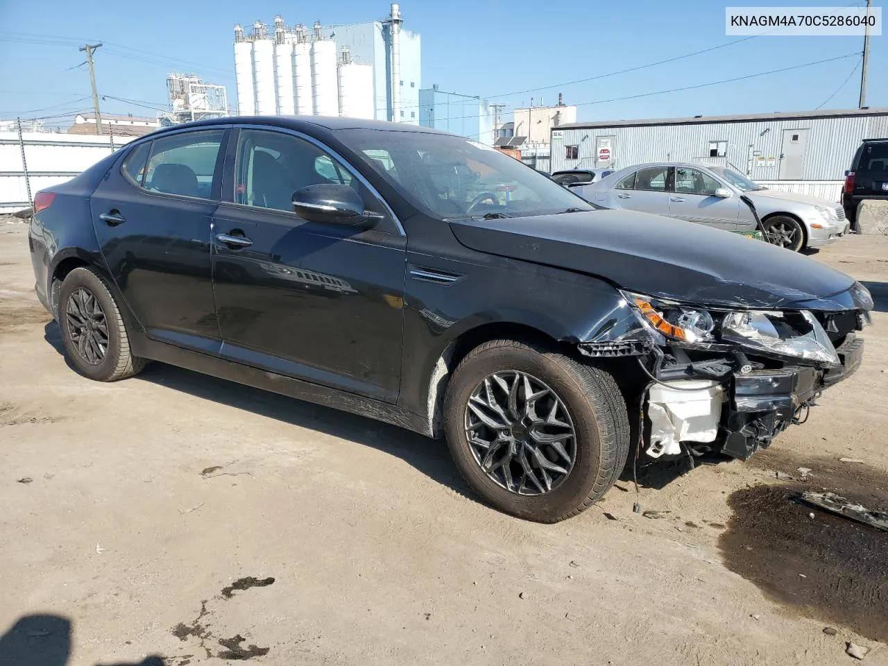 2012 Kia Optima Lx VIN: KNAGM4A70C5286040 Lot: 70061854