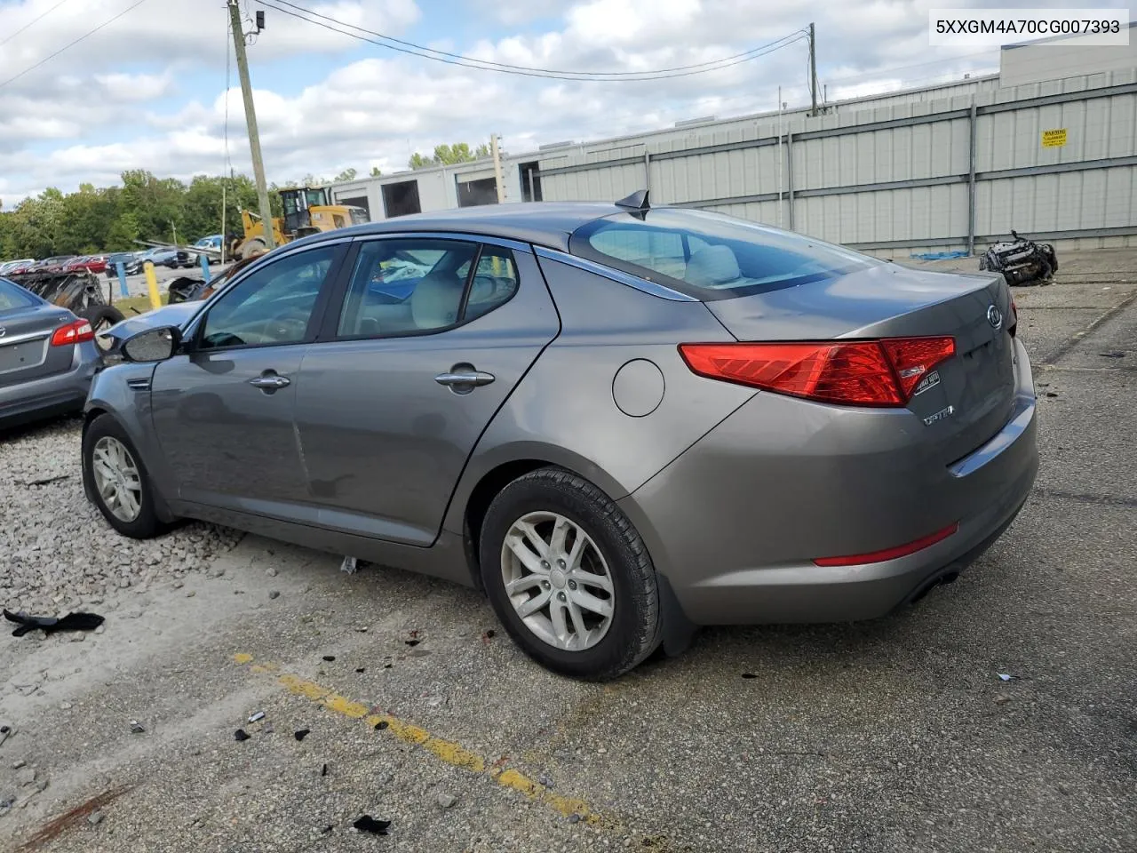 5XXGM4A70CG007393 2012 Kia Optima Lx