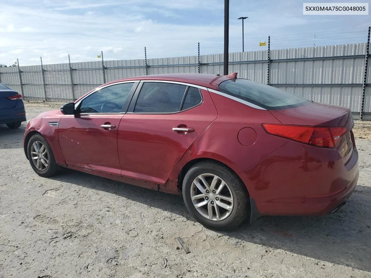 2012 Kia Optima Lx VIN: 5XXGM4A75CG048005 Lot: 70279454