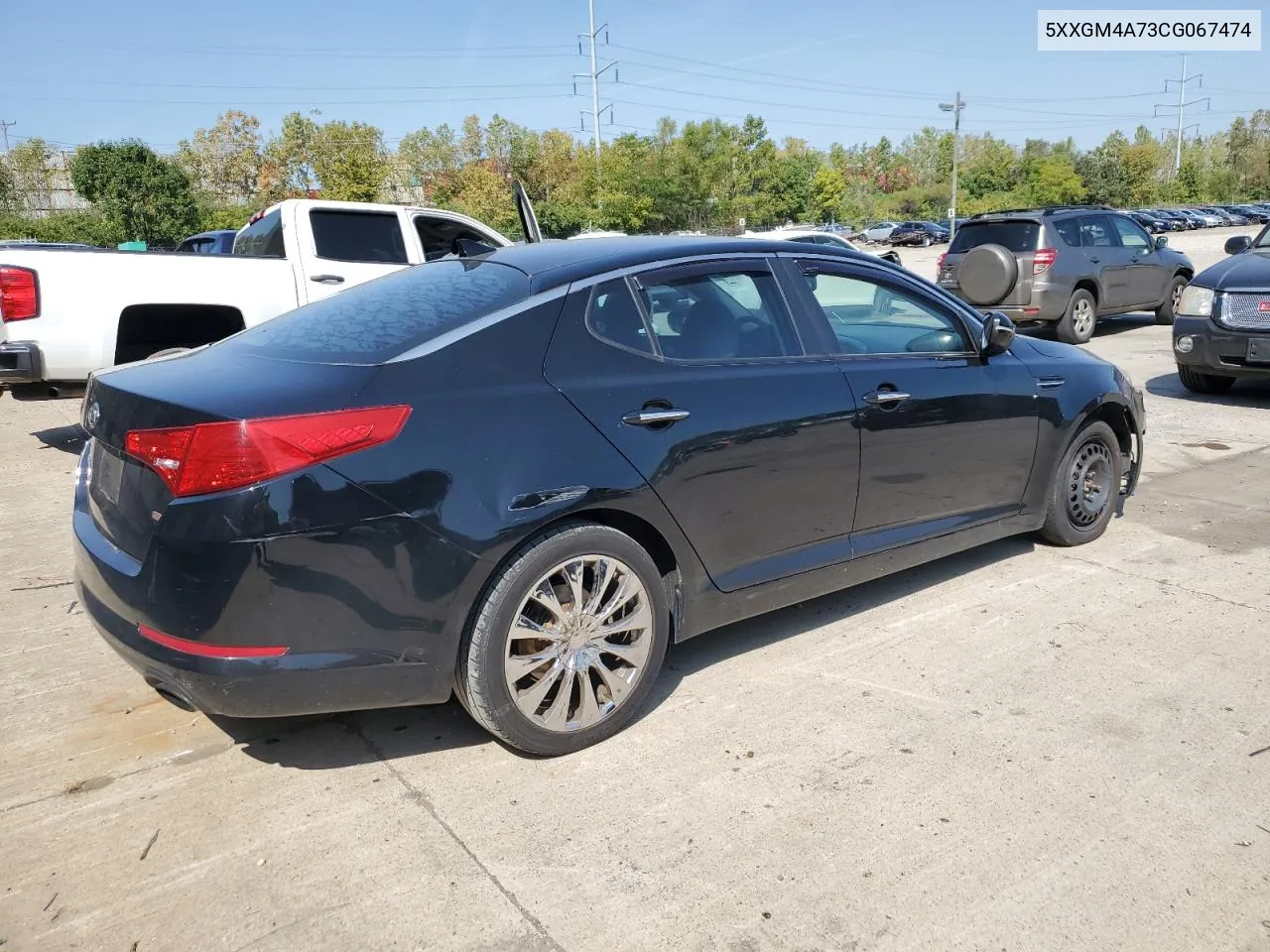 2012 Kia Optima Lx VIN: 5XXGM4A73CG067474 Lot: 70557084