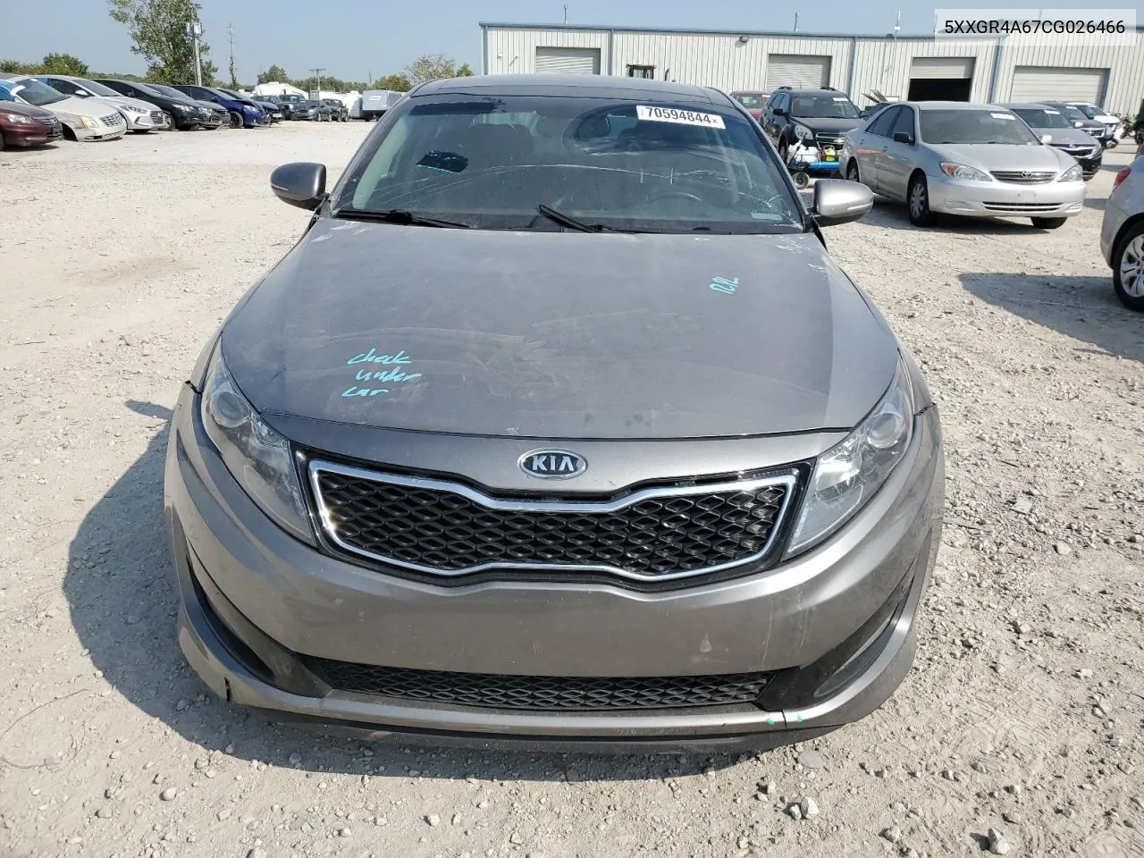 2012 Kia Optima Sx VIN: 5XXGR4A67CG026466 Lot: 70594844