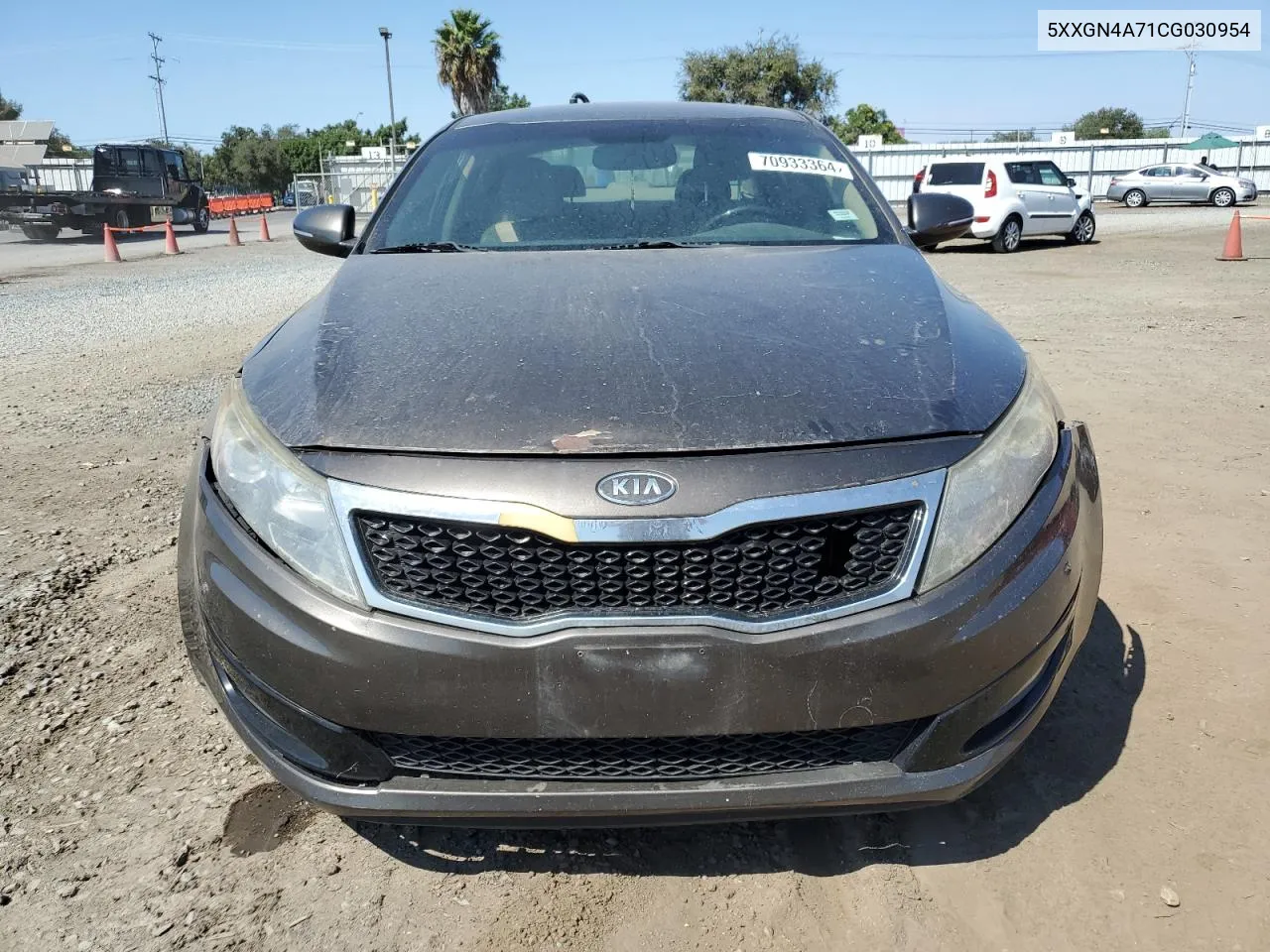 2012 Kia Optima Ex VIN: 5XXGN4A71CG030954 Lot: 70933364