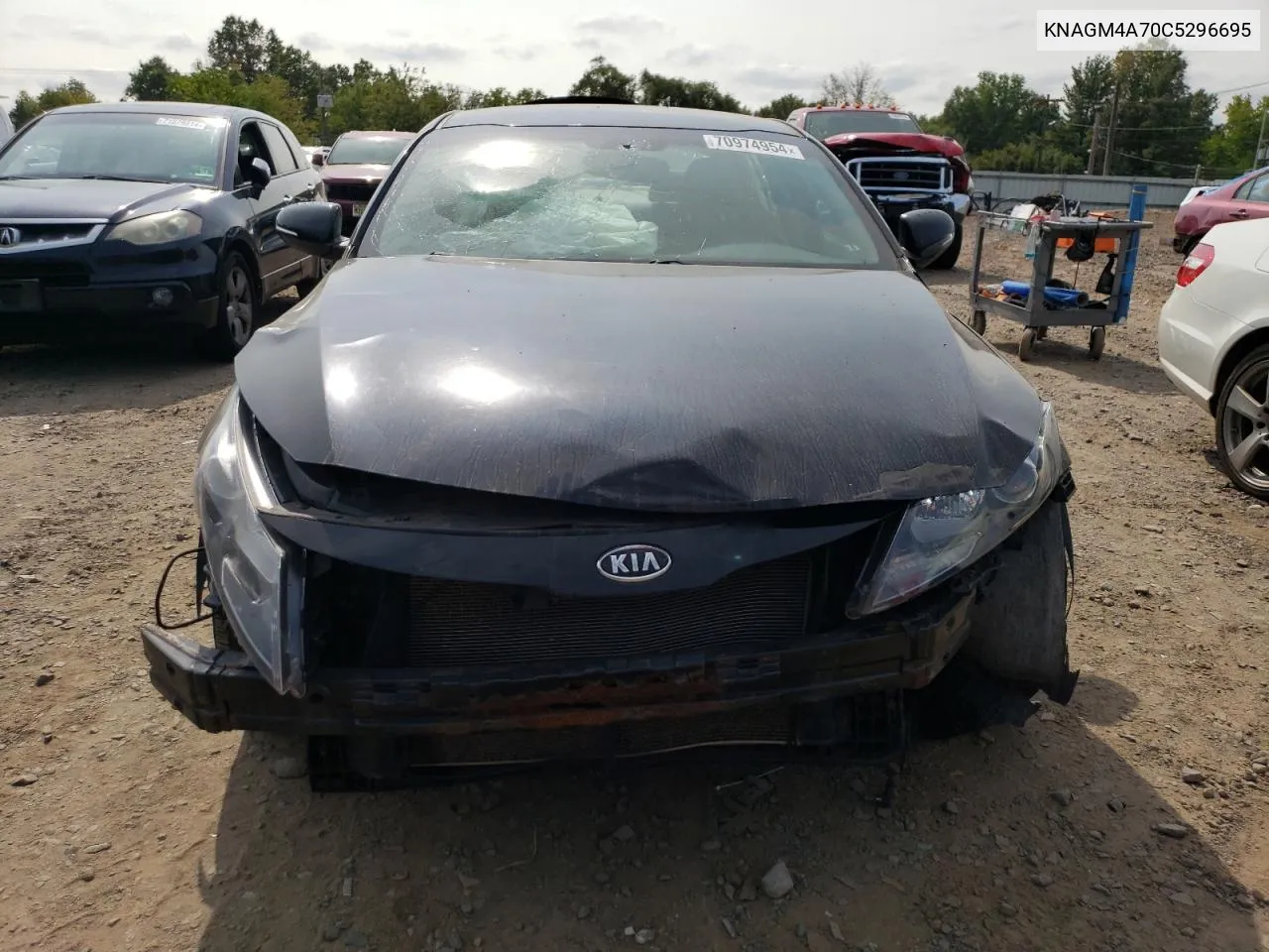 2012 Kia Optima Lx VIN: KNAGM4A70C5296695 Lot: 70974954