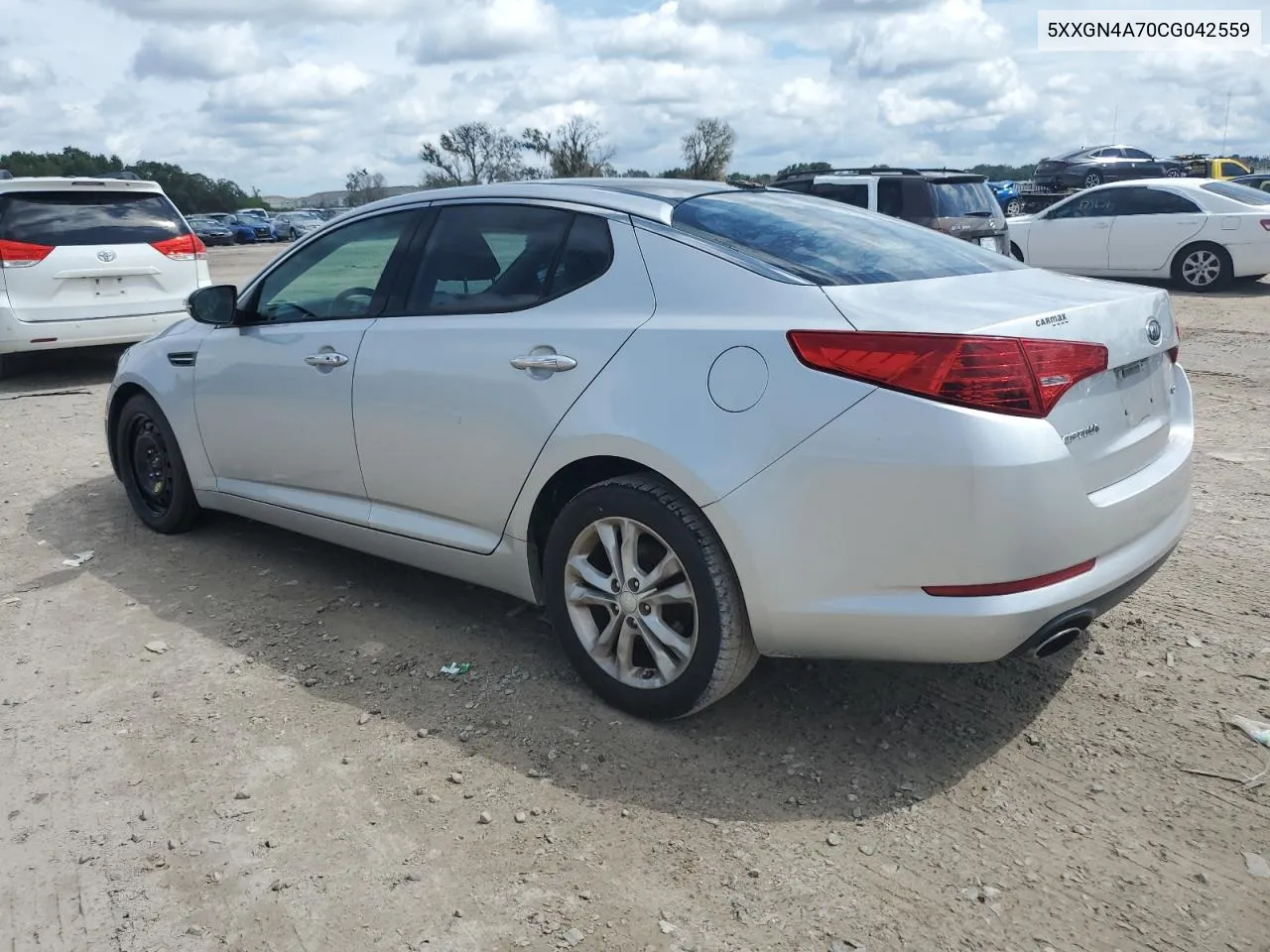 2012 Kia Optima Ex VIN: 5XXGN4A70CG042559 Lot: 71310594