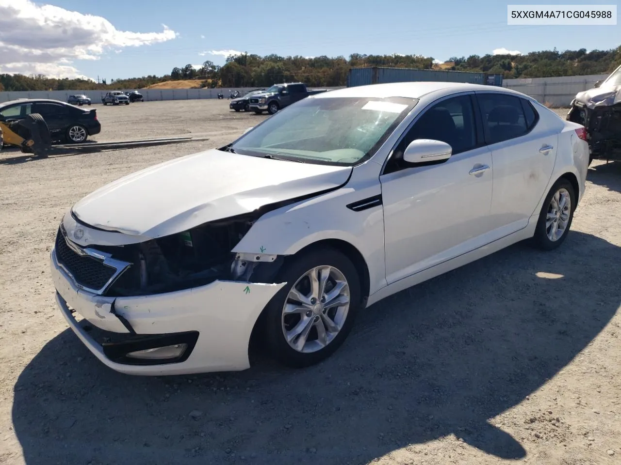 2012 Kia Optima Lx VIN: 5XXGM4A71CG045988 Lot: 71312744