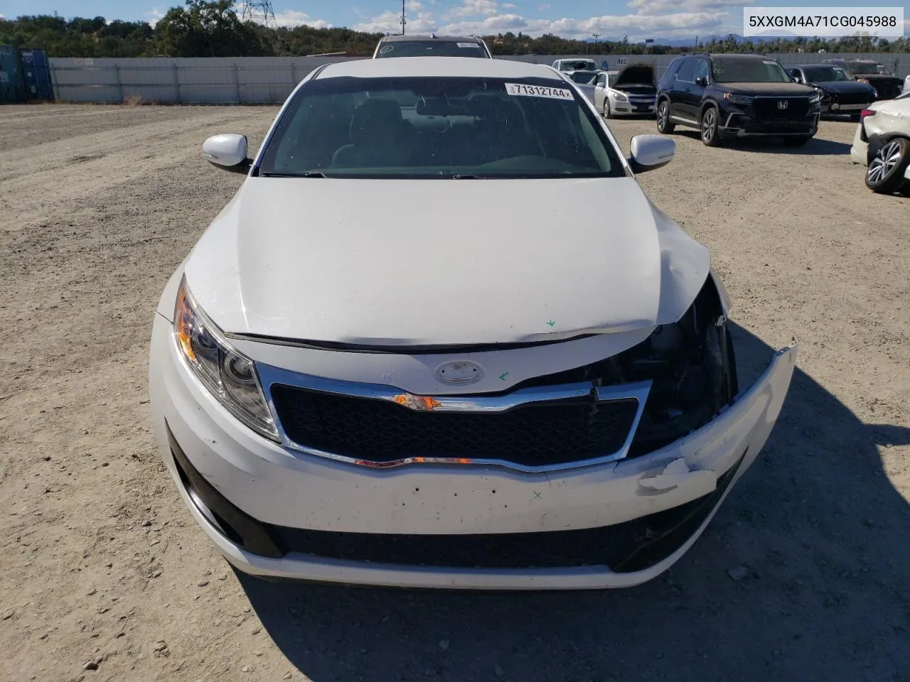 2012 Kia Optima Lx VIN: 5XXGM4A71CG045988 Lot: 71312744