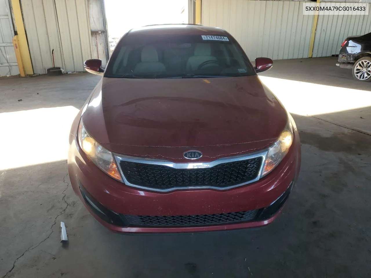 2012 Kia Optima Lx VIN: 5XXGM4A79CG016433 Lot: 71474684