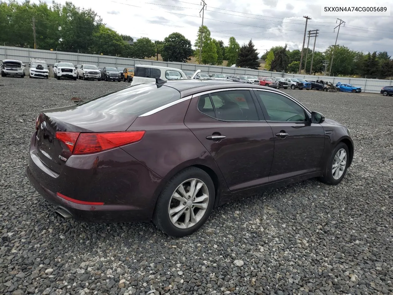 5XXGN4A74CG005689 2012 Kia Optima Ex