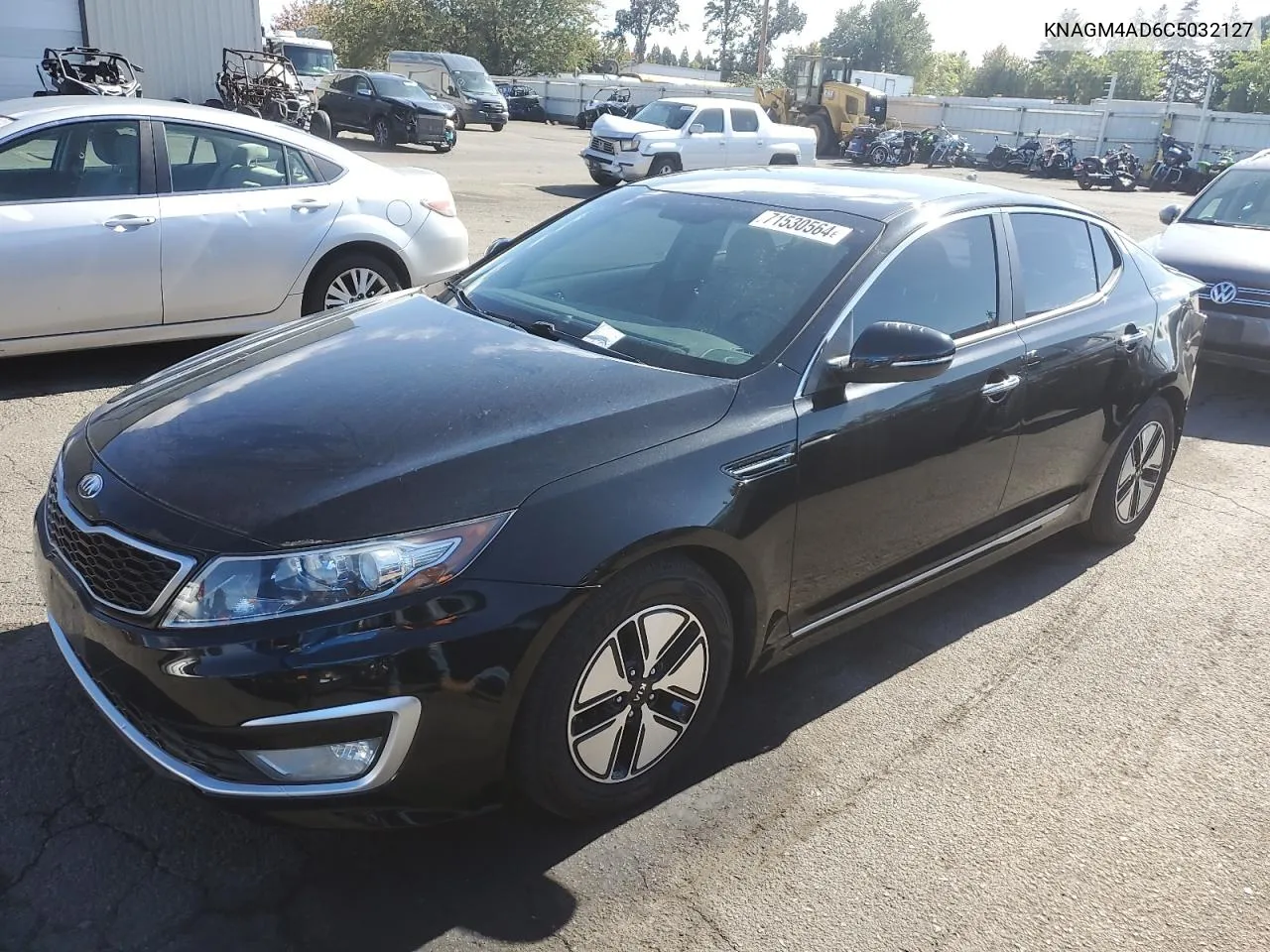 2012 Kia Optima Hybrid VIN: KNAGM4AD6C5032127 Lot: 71530564