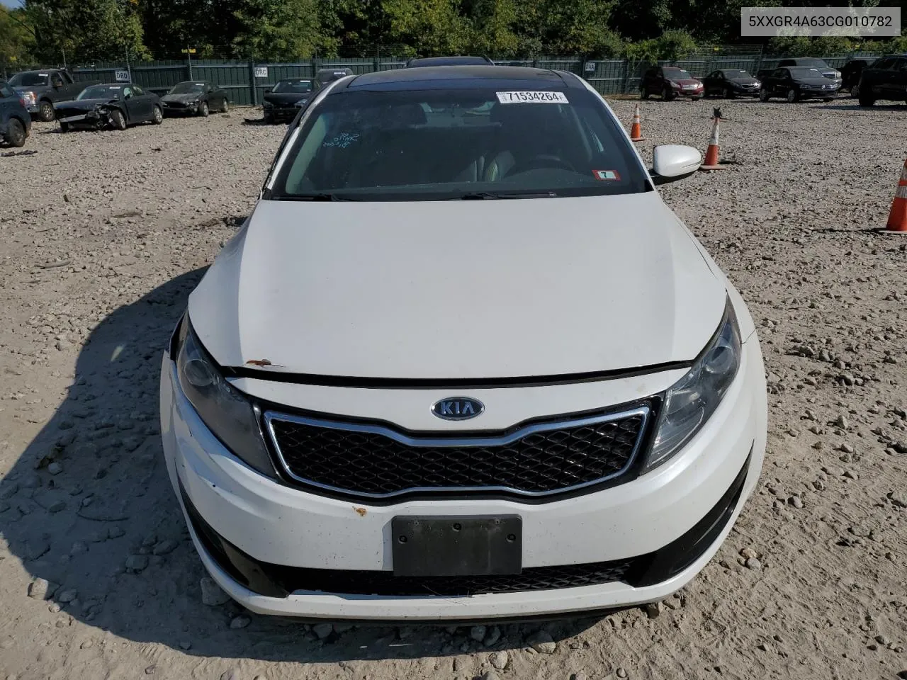 2012 Kia Optima Sx VIN: 5XXGR4A63CG010782 Lot: 71534264