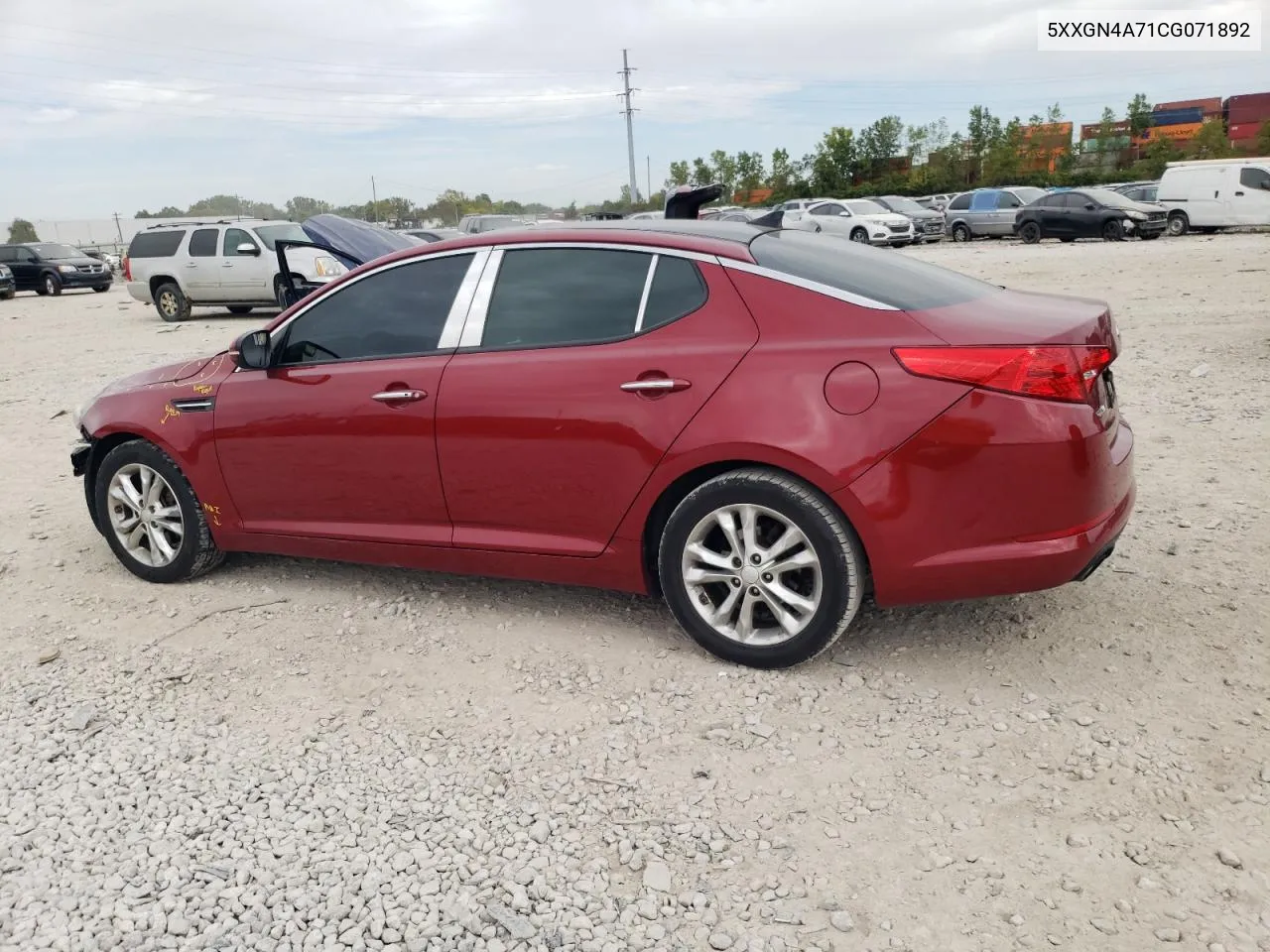 2012 Kia Optima Ex VIN: 5XXGN4A71CG071892 Lot: 71565474