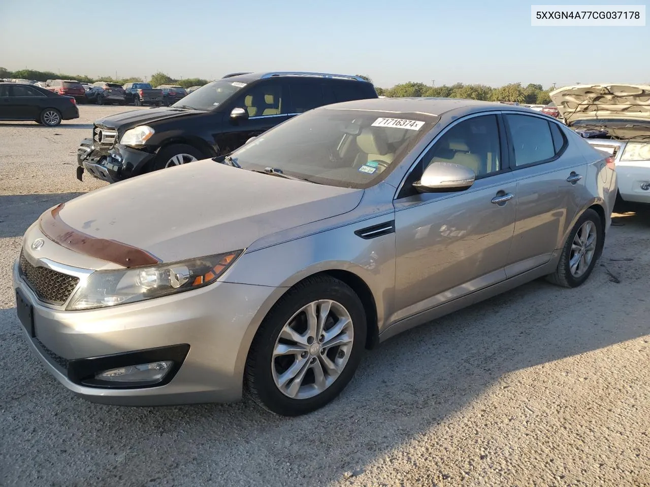 2012 Kia Optima Ex VIN: 5XXGN4A77CG037178 Lot: 71716374