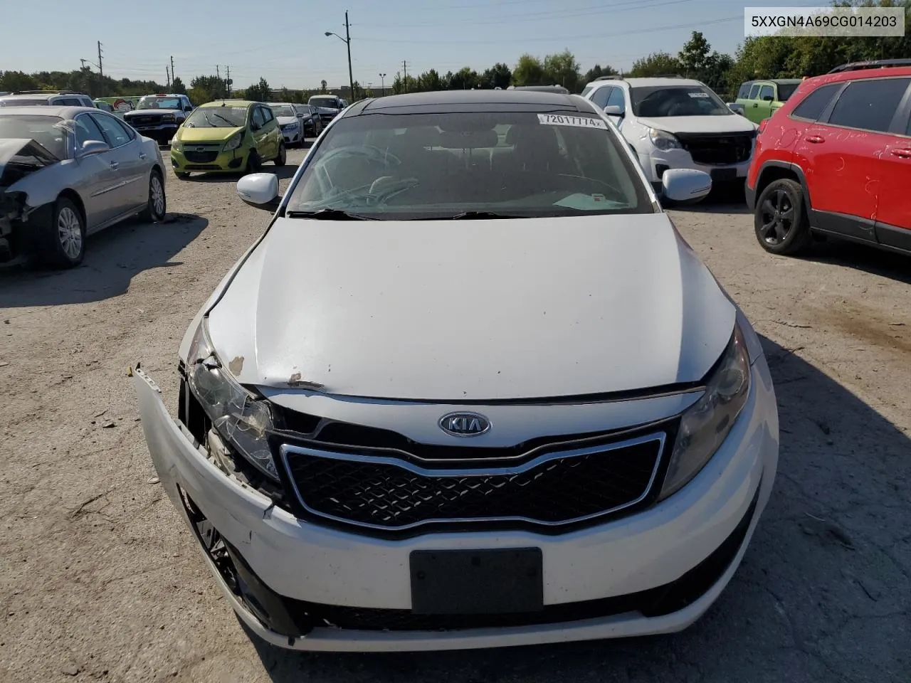 2012 Kia Optima Ex VIN: 5XXGN4A69CG014203 Lot: 72017774