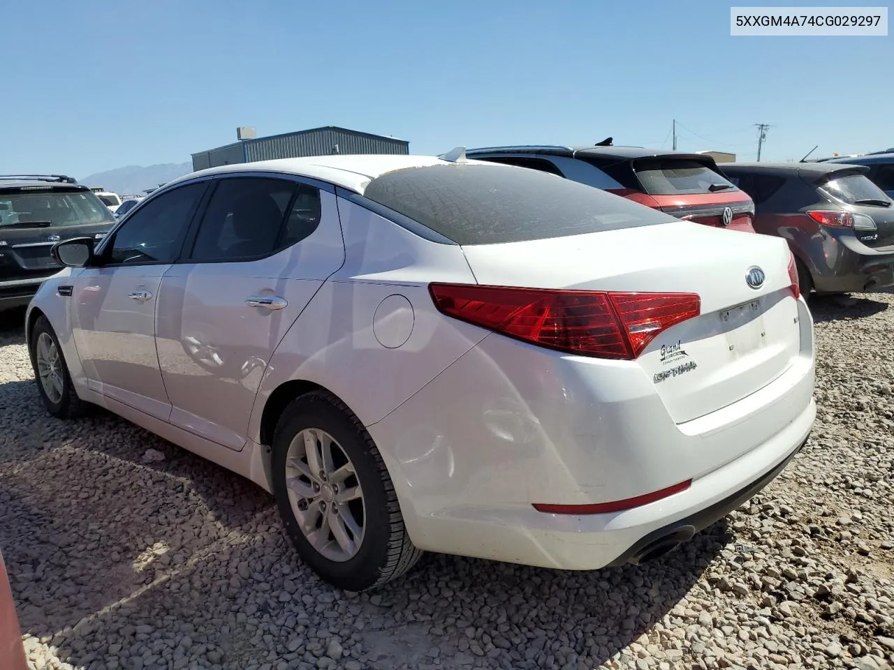 2012 Kia Optima Lx VIN: 5XXGM4A74CG029297 Lot: 72075554