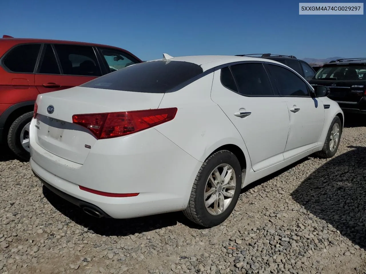 2012 Kia Optima Lx VIN: 5XXGM4A74CG029297 Lot: 72075554