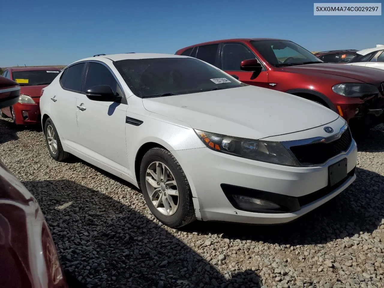 2012 Kia Optima Lx VIN: 5XXGM4A74CG029297 Lot: 72075554