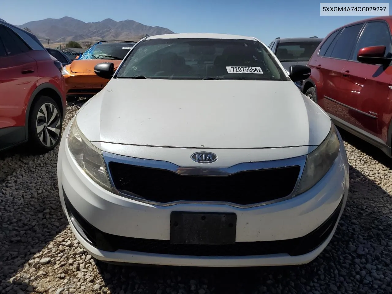 2012 Kia Optima Lx VIN: 5XXGM4A74CG029297 Lot: 72075554