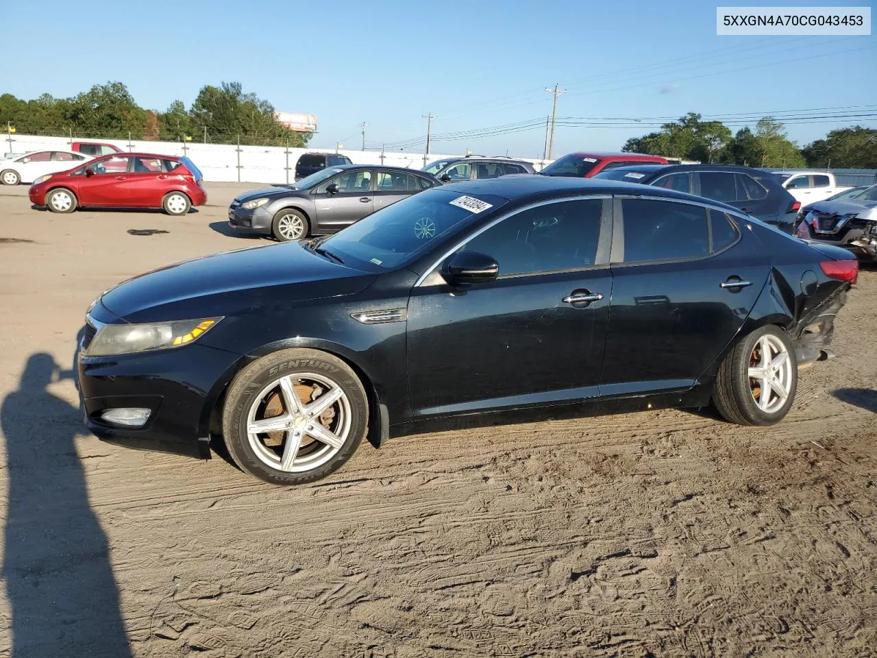 2012 Kia Optima Ex VIN: 5XXGN4A70CG043453 Lot: 72433094