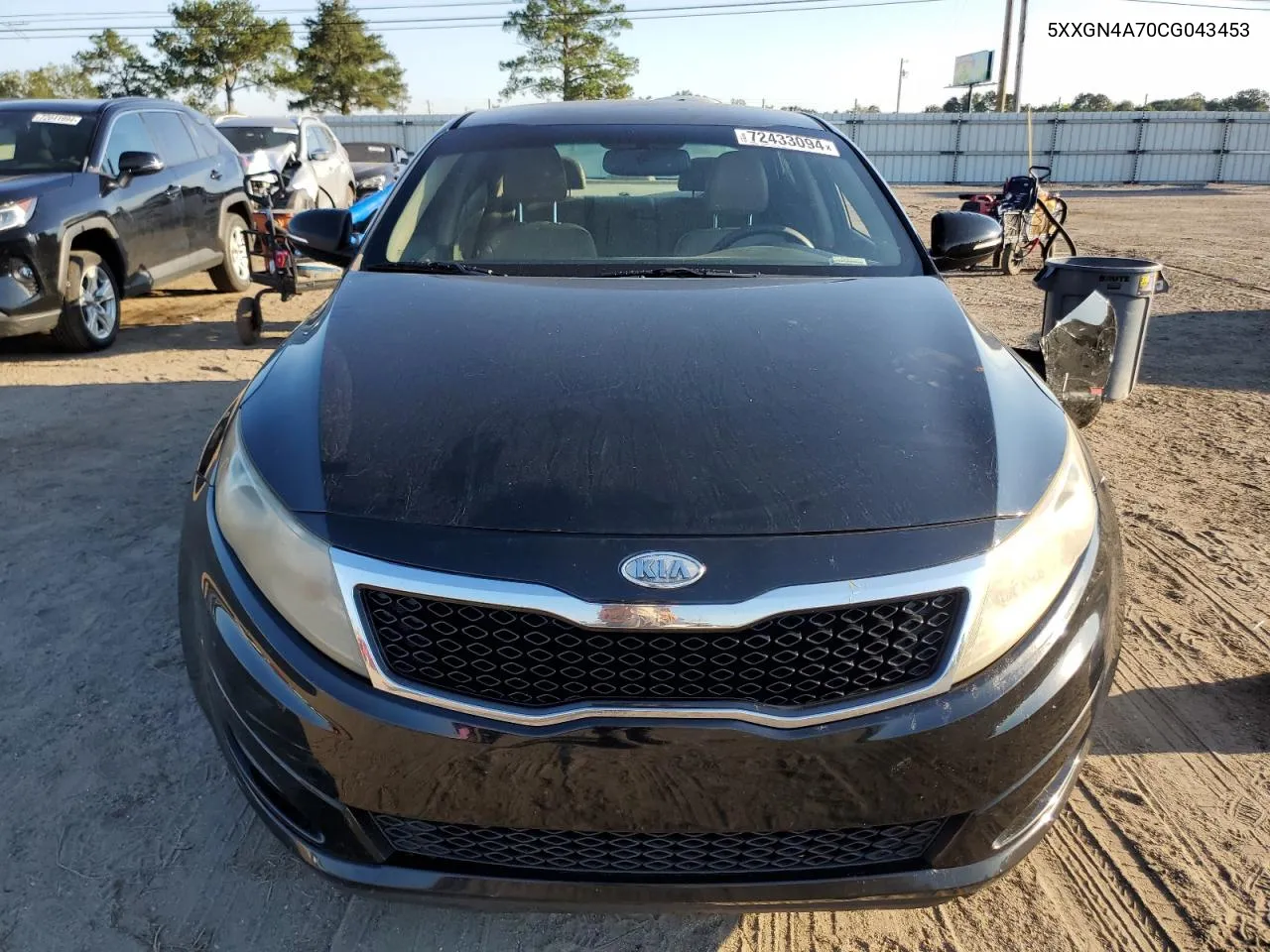 2012 Kia Optima Ex VIN: 5XXGN4A70CG043453 Lot: 72433094