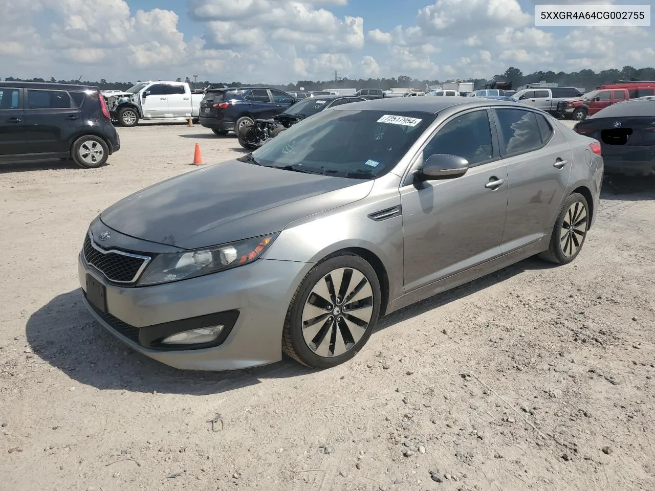 2012 Kia Optima Sx VIN: 5XXGR4A64CG002755 Lot: 72517954