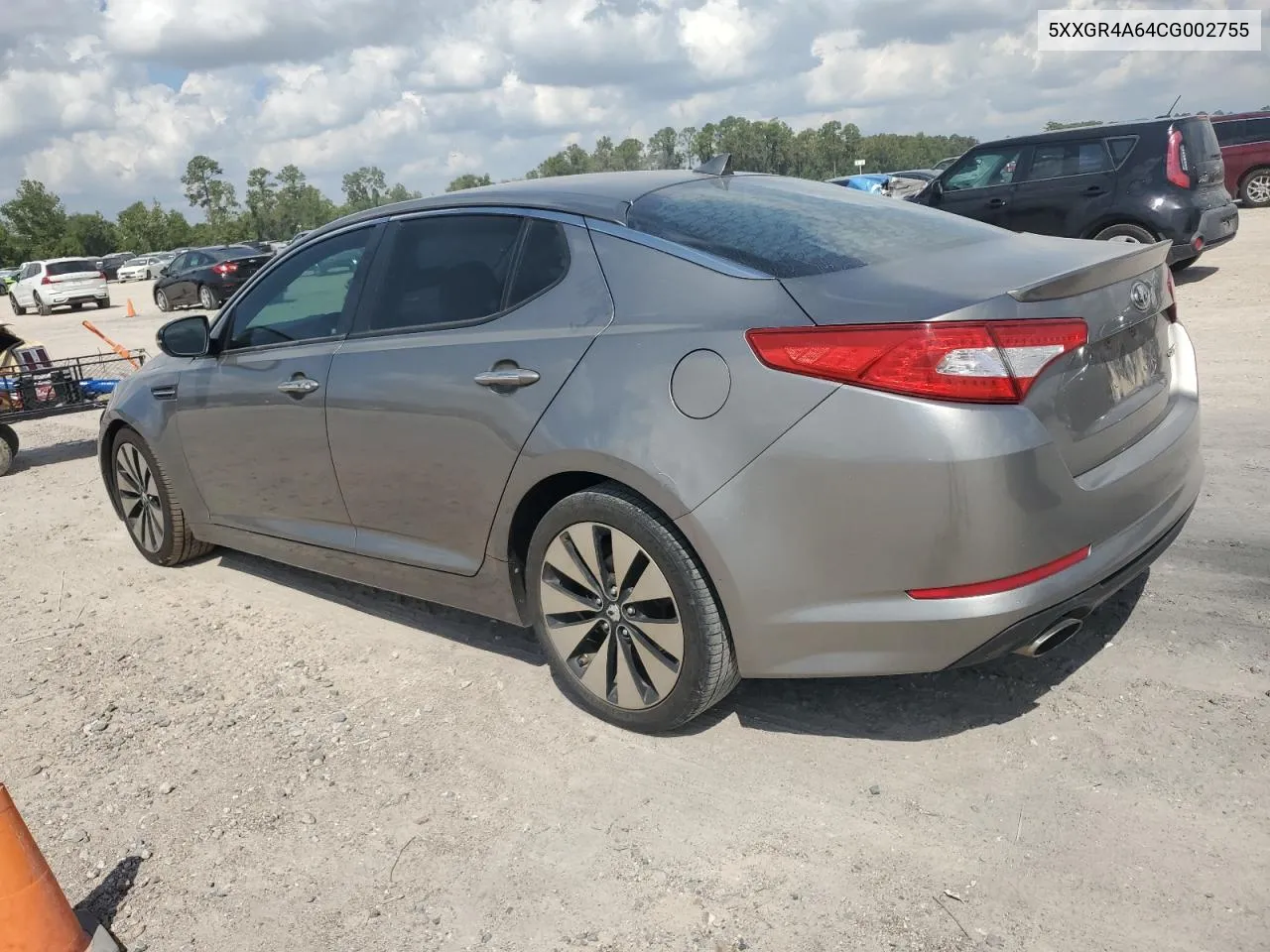 2012 Kia Optima Sx VIN: 5XXGR4A64CG002755 Lot: 72517954