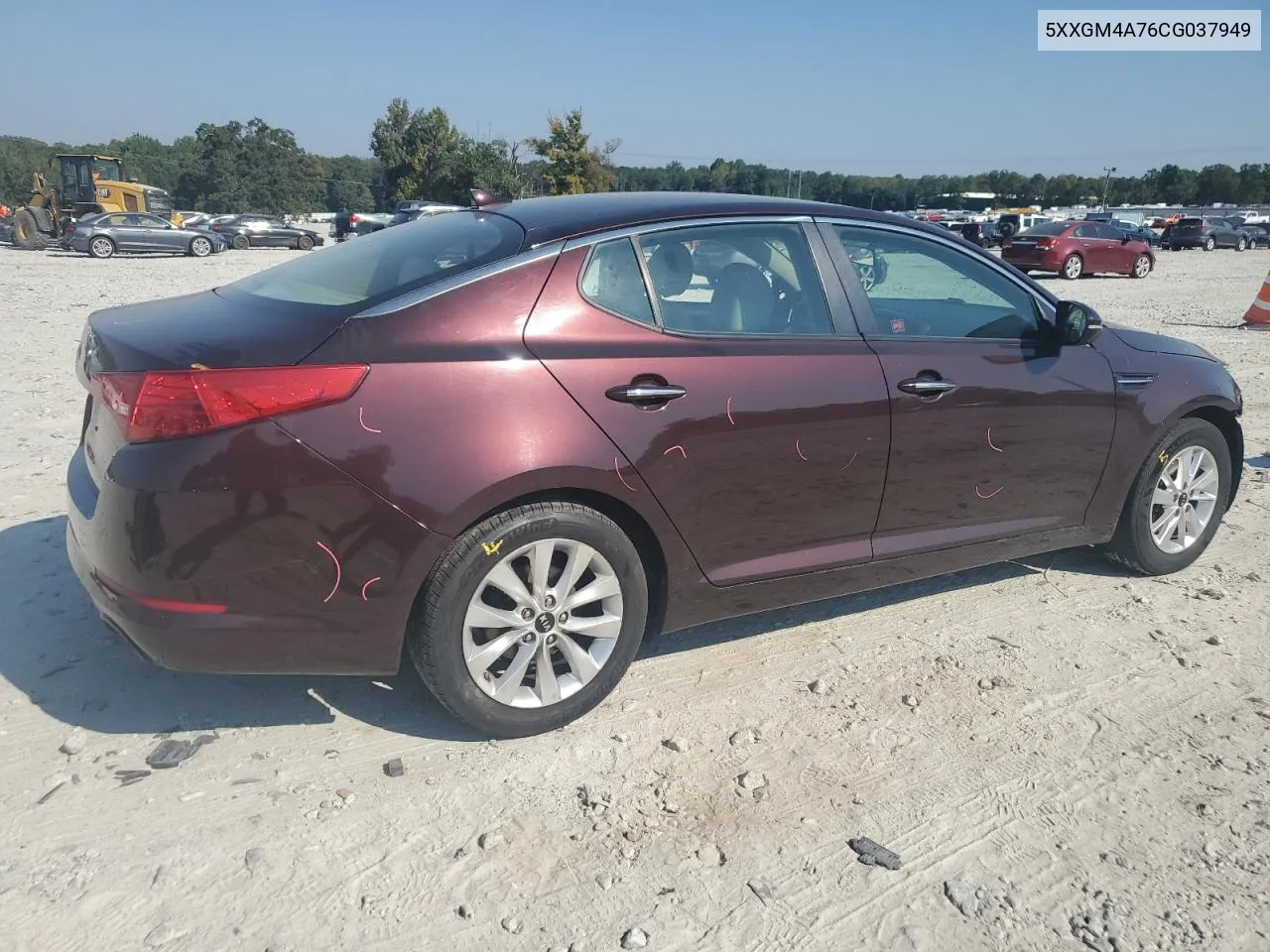 2012 Kia Optima Lx VIN: 5XXGM4A76CG037949 Lot: 72638264